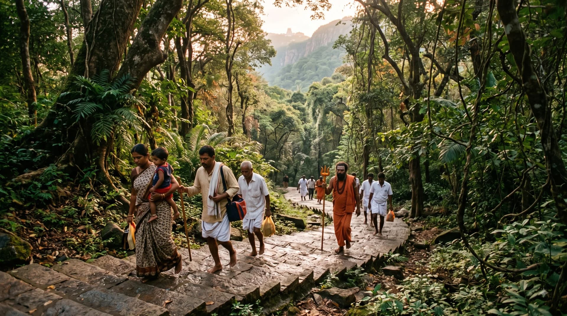 The Hair Offering and Darshan